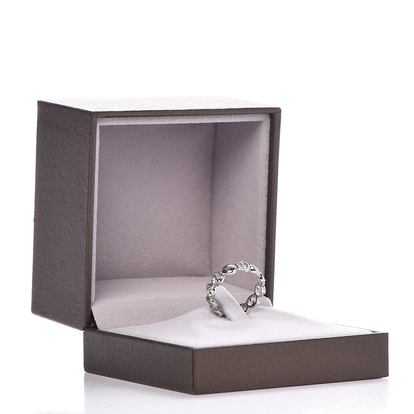 18K White Gold 5mm 1973 Band Ring 50 5.25