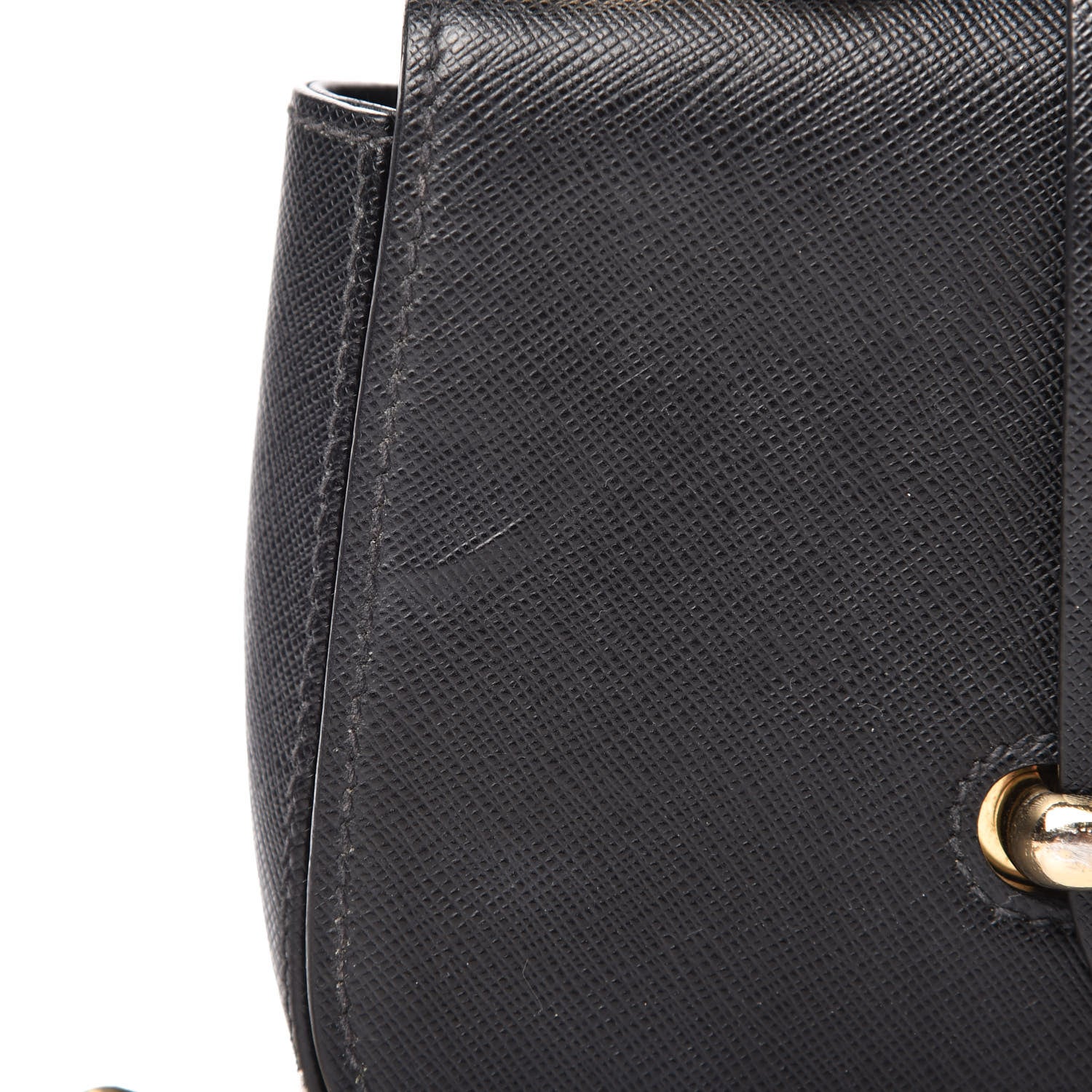 Prada City Calfskin Saffiano Mini Sidonie Bag Black 11 of 13