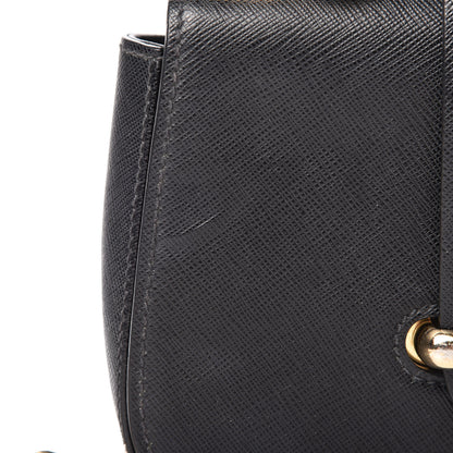 Prada City Calfskin Saffiano Mini Sidonie Bag Black 11 of 13