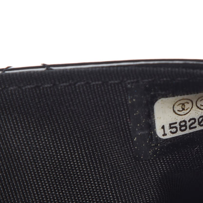 Chanel Patent Quilted Brilliant Wallet On Chain WOC Black 8 of 10