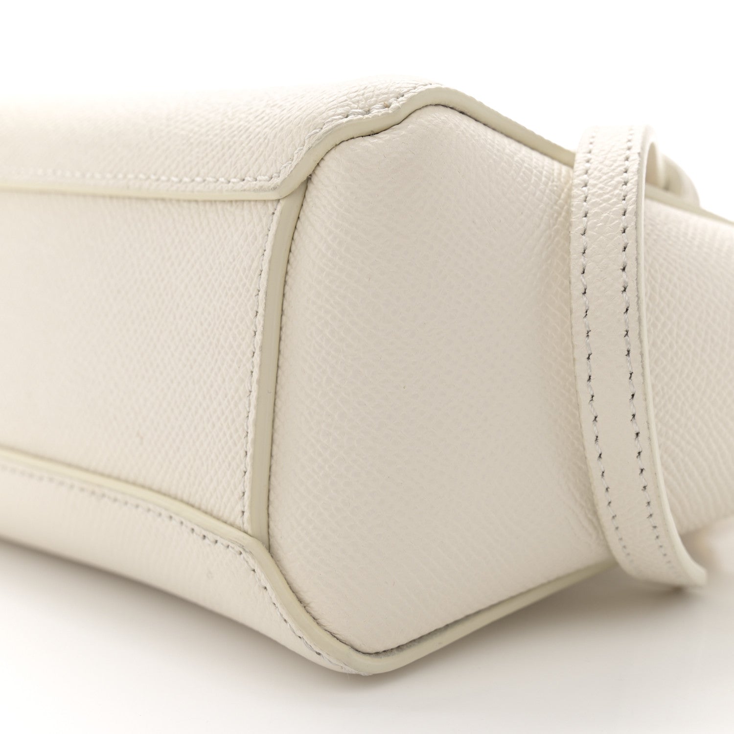 Celine Grained Calfskin Pico Belt Bag Rice 10 of 15