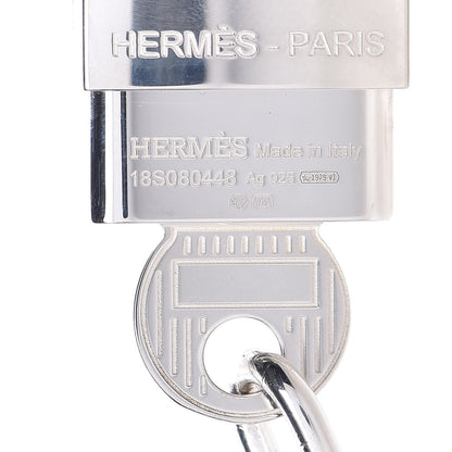 Hermes Sterling Silver GM Alphakelly Necklace 4 of 6