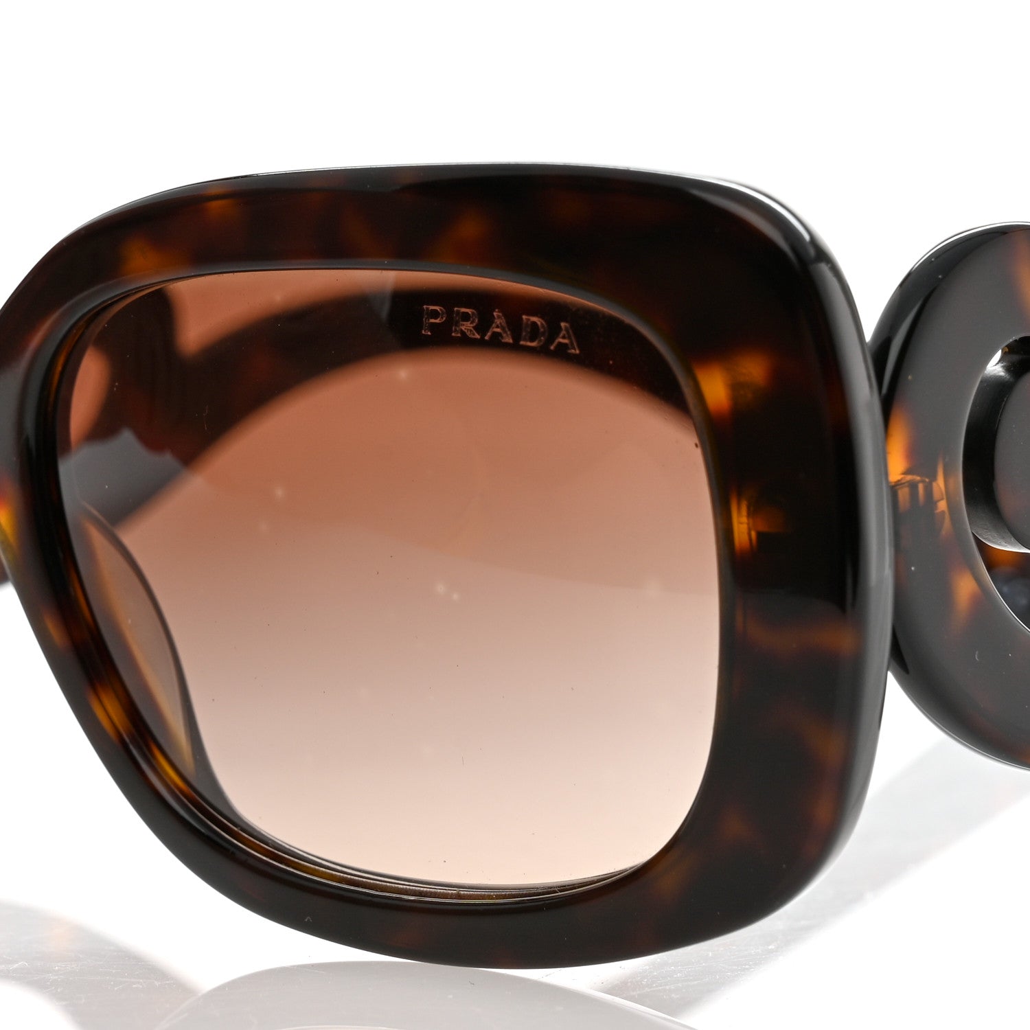 Prada Acetate Baroque Sunglasses SPR 27O Tortoise 7 of 8