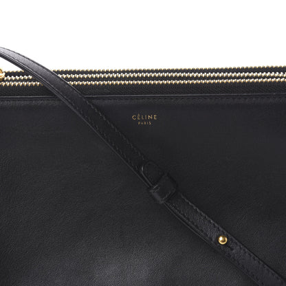 Celine Lambskin Small Trio Crossbody Bag Black 14 of 14