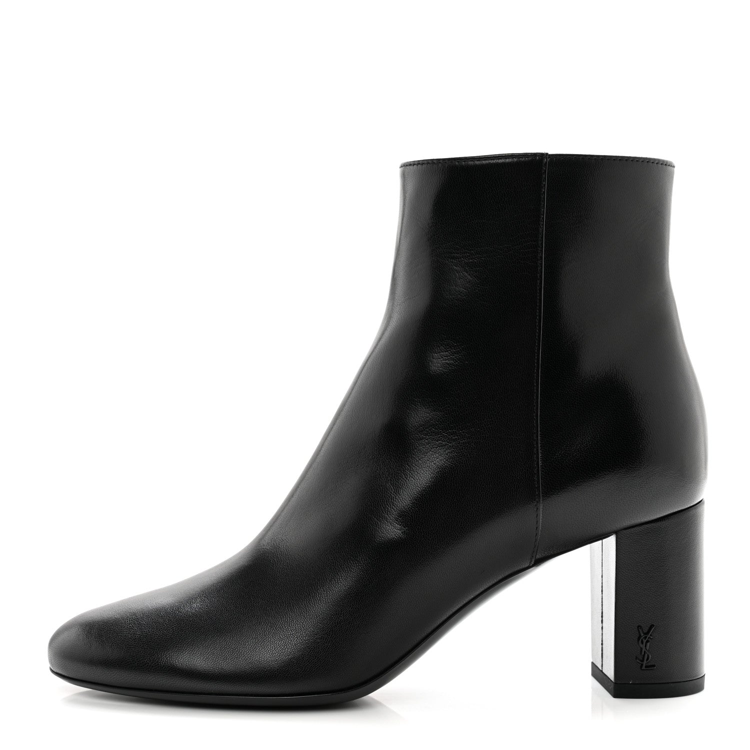 Saint Laurent Nappa Vendome Loulou Ankle Zip Boot 37.5 Black 1 of 9