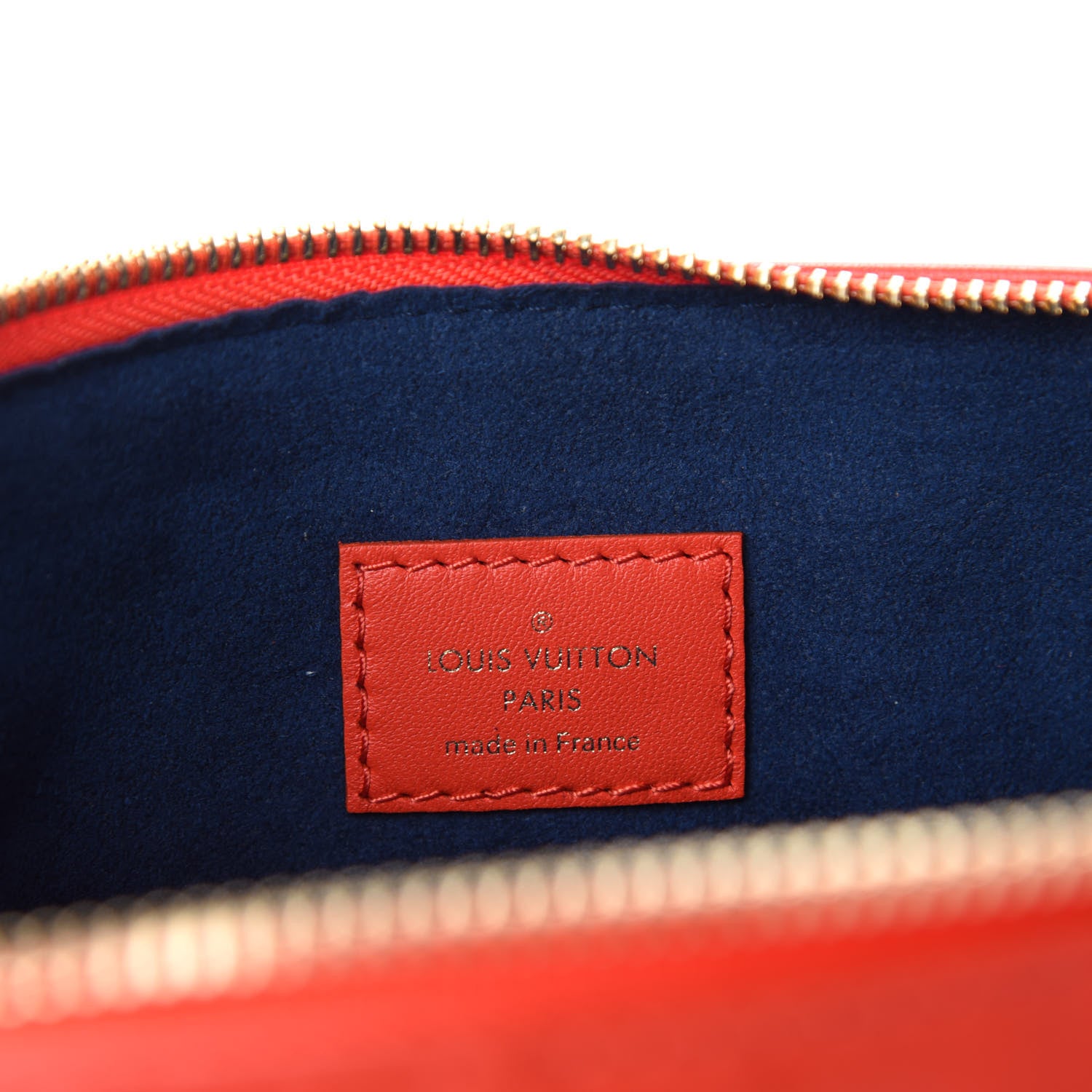 Louis Vuitton Lambskin Embossed Monogram Coussin PM Red 8 of 11