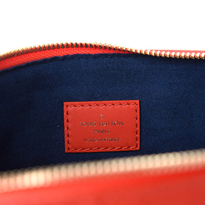 Louis Vuitton Lambskin Embossed Monogram Coussin PM Red 8 of 11