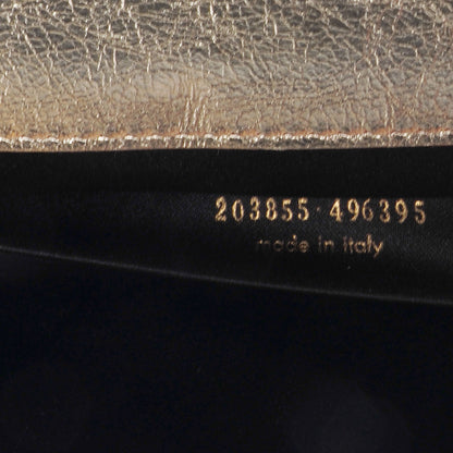 Saint Laurent Metallic Leather Large Belle De Jour Clutch Gold 7 of 7