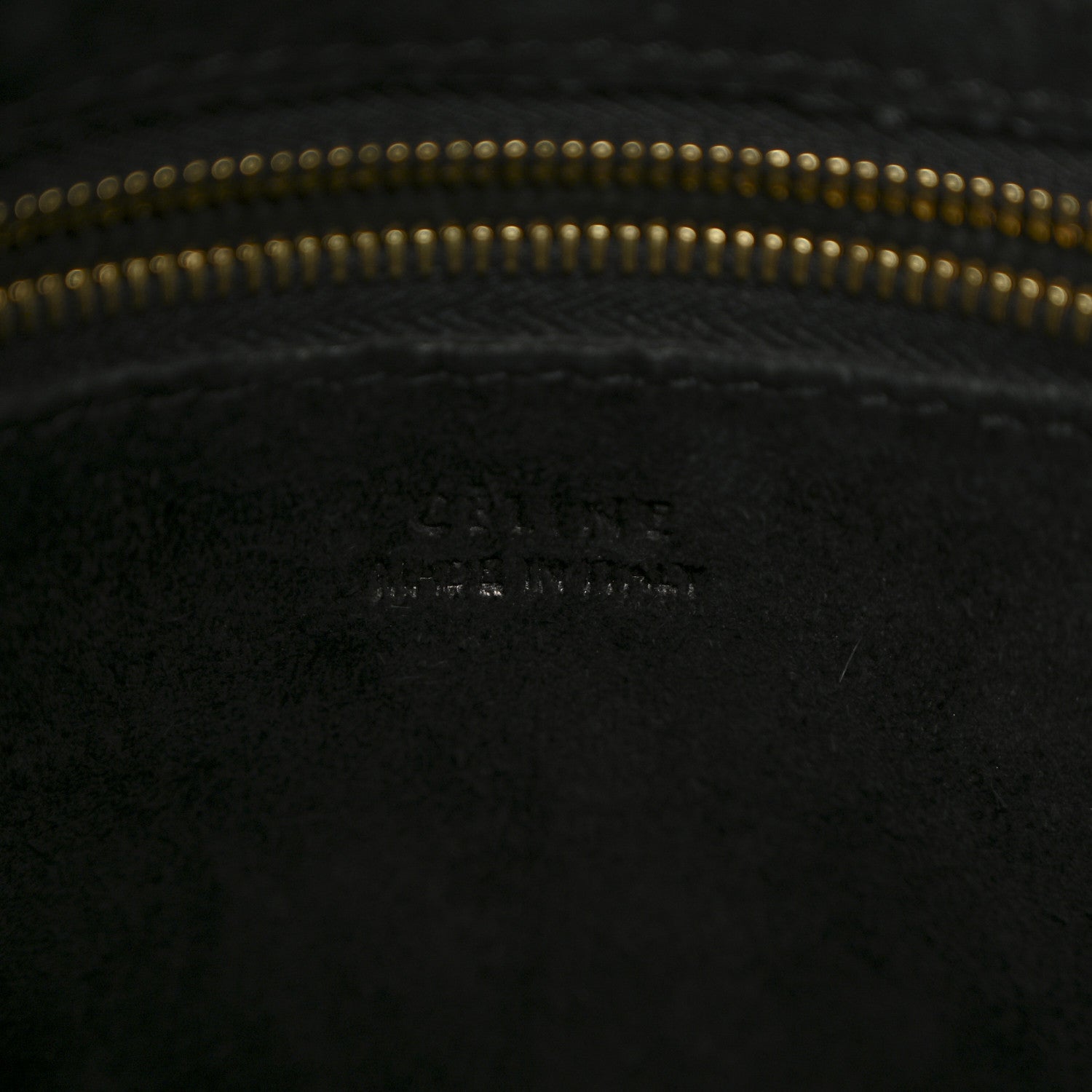 Celine Soft Grained Calfskin Small Sangle Bucket Bag Black 6 of 10