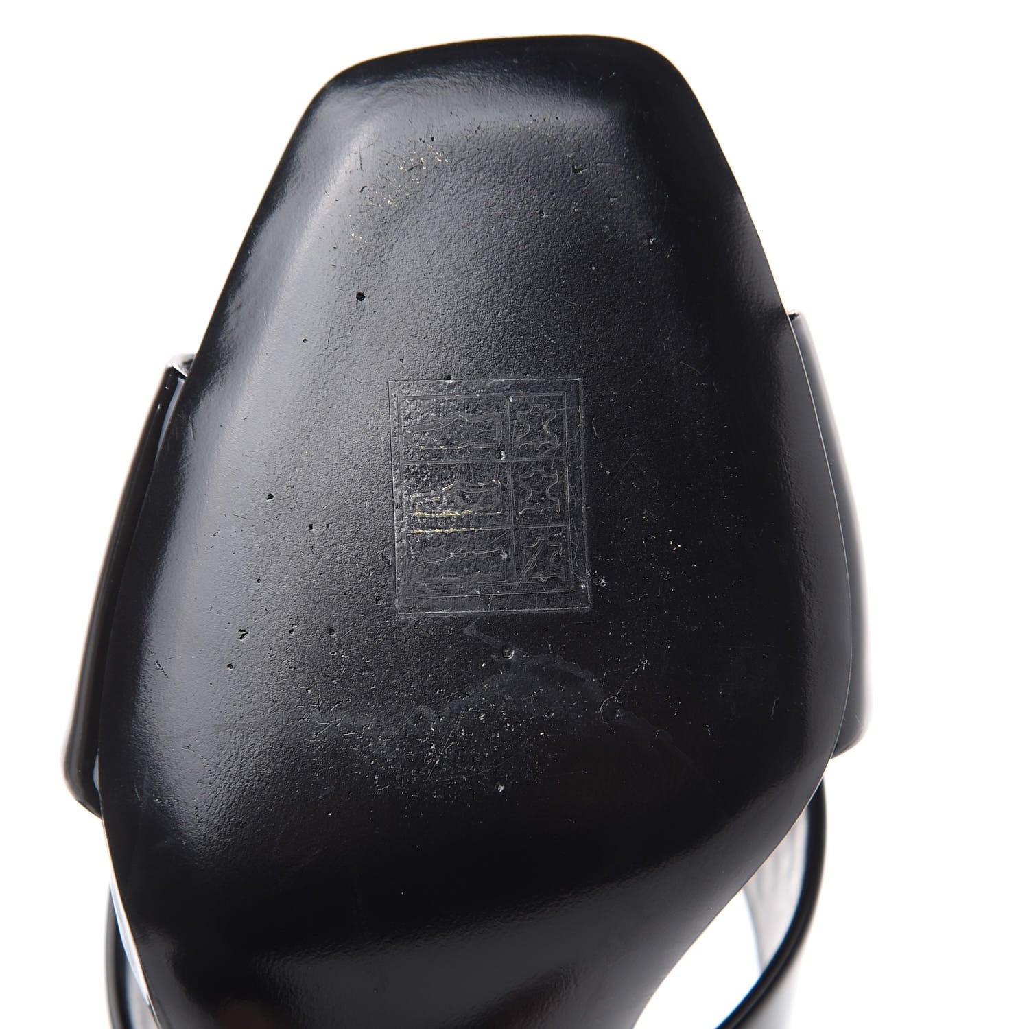 Saint Laurent Patent LouLou 95 Mule Sandals 36 Black 9 of 10