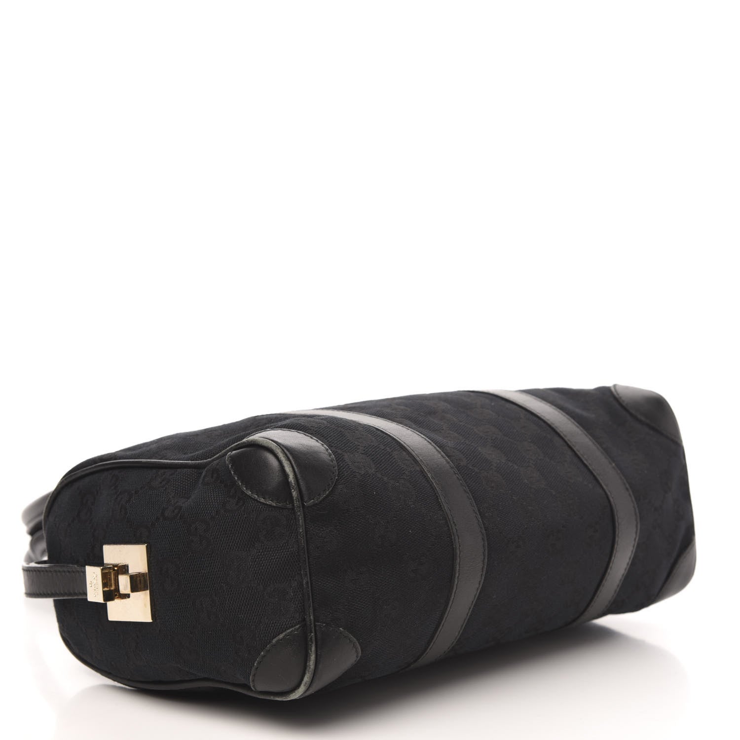 Gucci Monogram Boston Bag Black 3 of 12