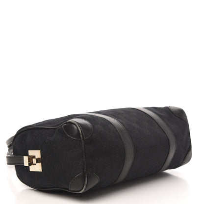 Gucci Monogram Boston Bag Black 3 of 12