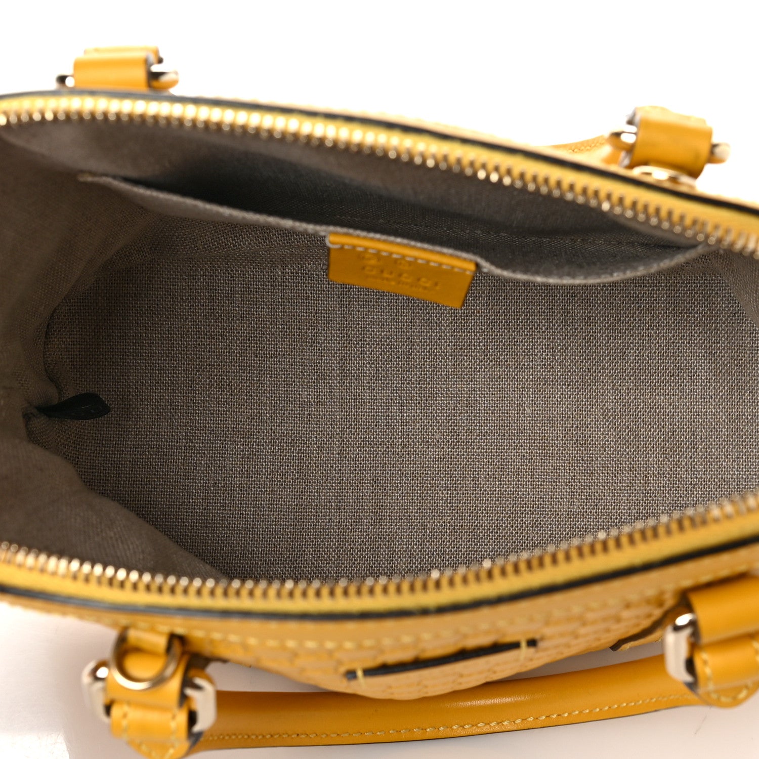 Gucci Soft Microguccissima Mini Dome Bag New Buttercup 5 of 7