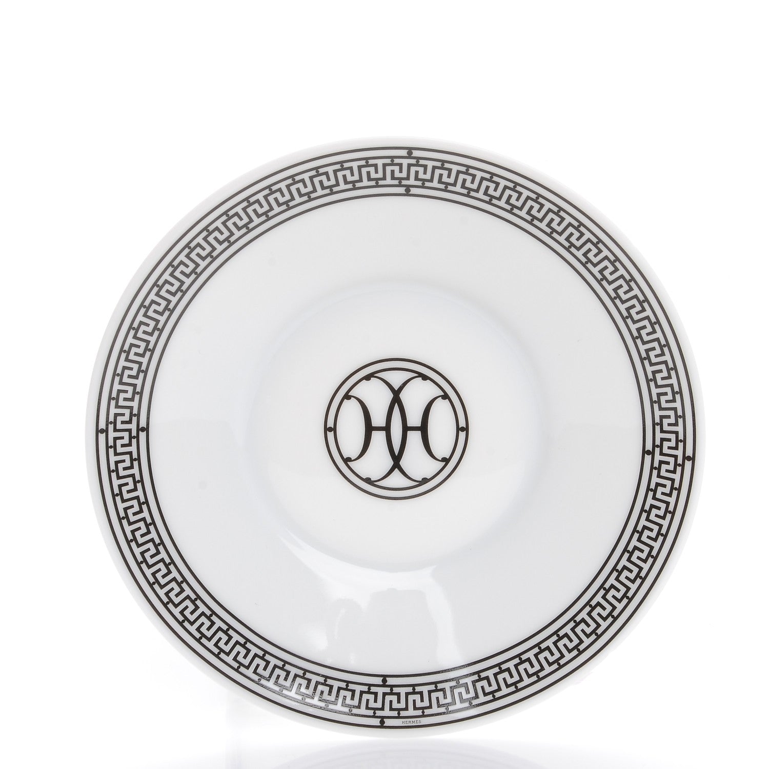 Hermes Porcelain H Deco Tea Cup and Saucer 10 of 13