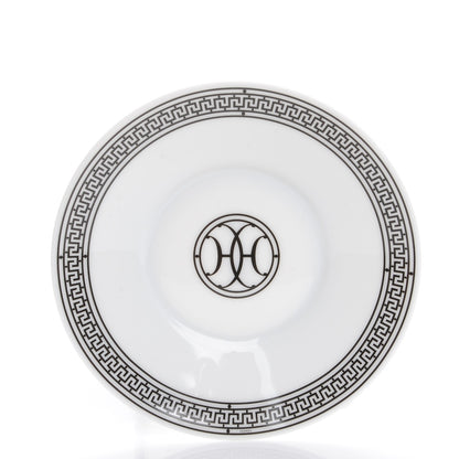 Hermes Porcelain H Deco Tea Cup and Saucer 10 of 13