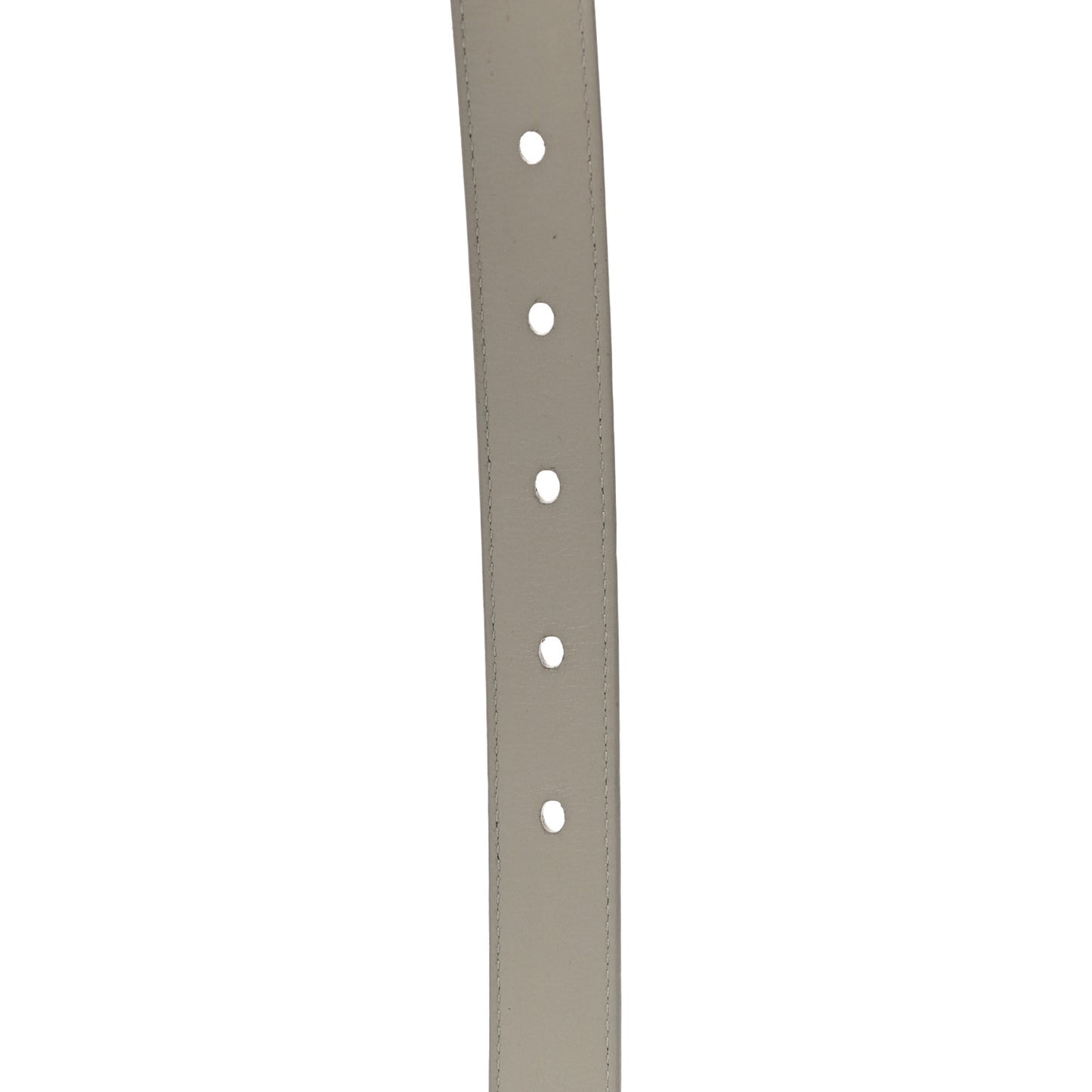 Smooth Calfskin Monogram Square Buckle Belt 80 32 White