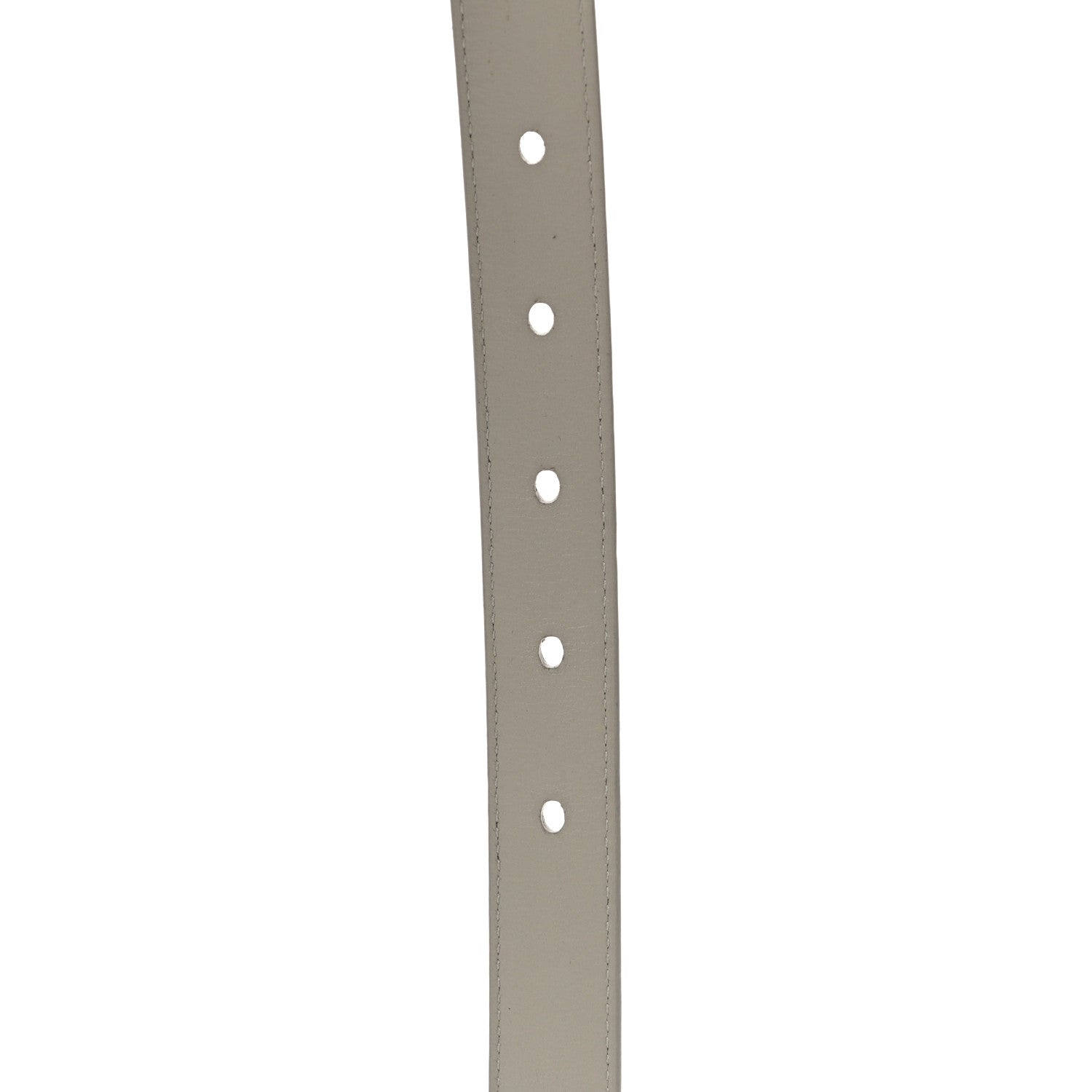 Saint Laurent Smooth Calfskin Monogram Square Buckle Belt 80 32 White 8 of 12