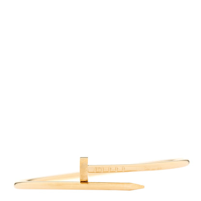 Cartier 18K Yellow Gold Small Juste Un Clou Bracelet 15 1 of 6