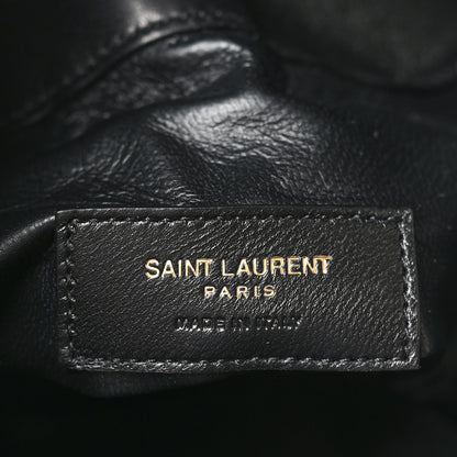 Saint Laurent Lambskin Gabby Mini Bucket Bag Black 6 of 10
