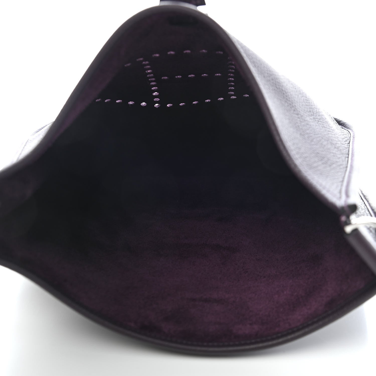 Hermes Taurillon Clemence Evelyne III PM Raisin 9 of 17