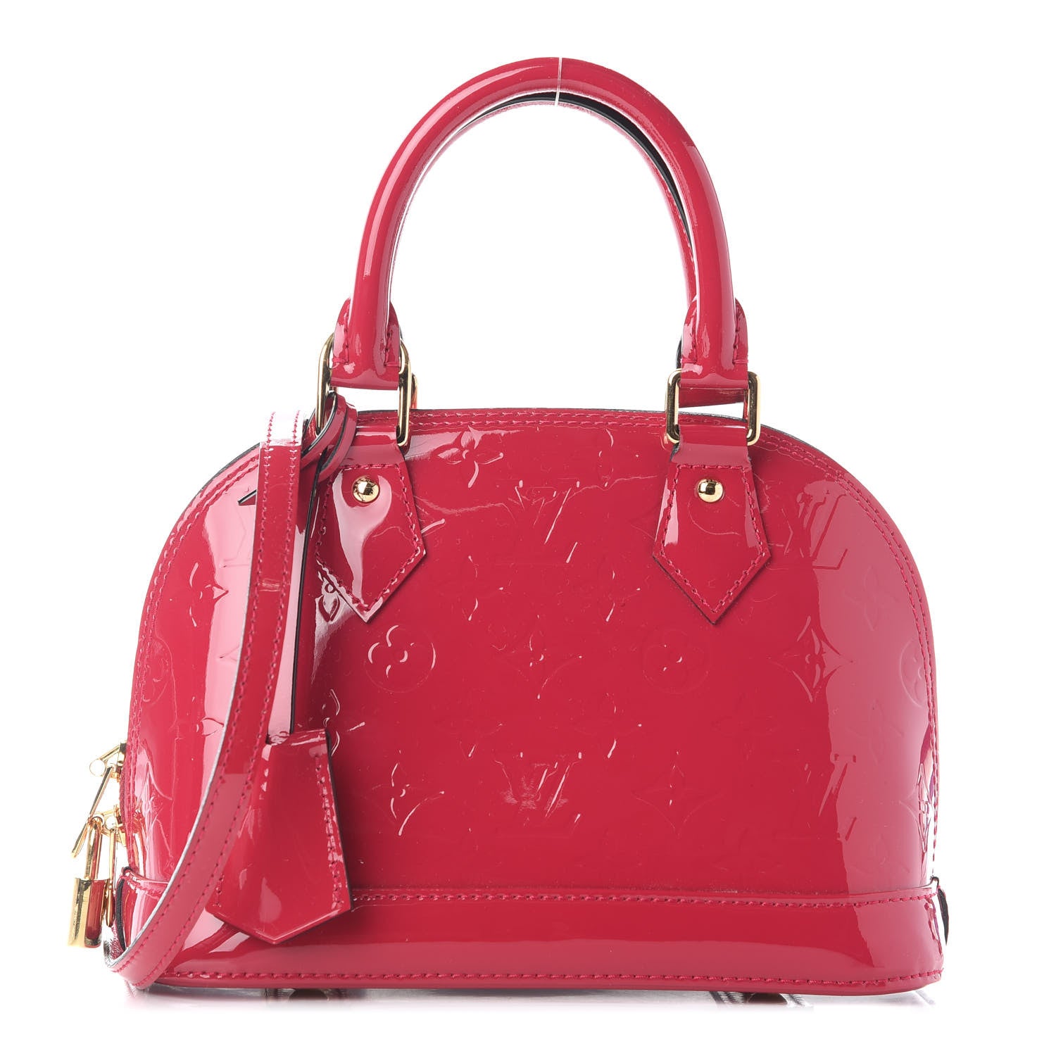 Louis Vuitton Vernis Alma BB Rose Indien 1 of 9