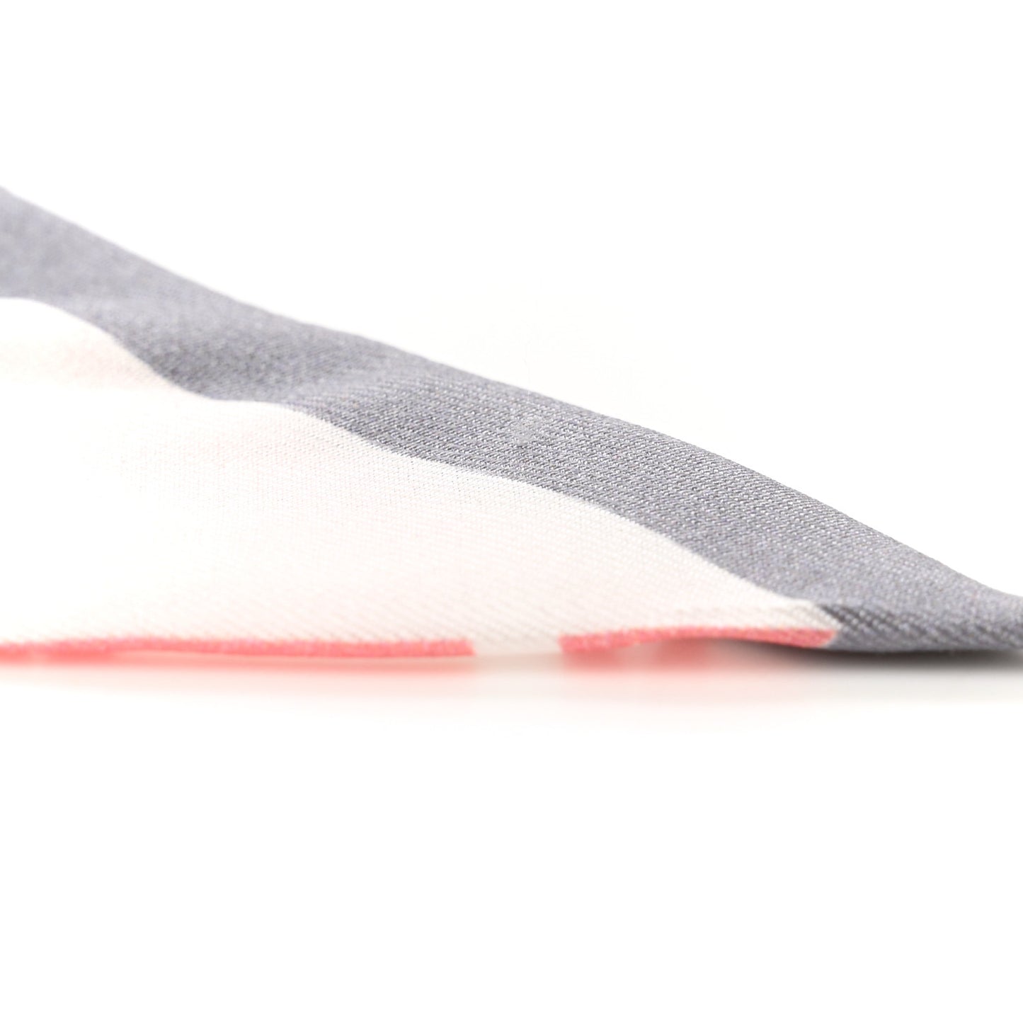 Silk CC Slim Bandeau Scarf Pink Grey