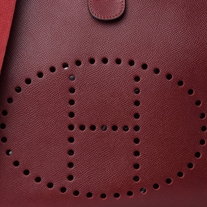 Hermes Courchevel Evelyne GM Rouge H 10 of 10