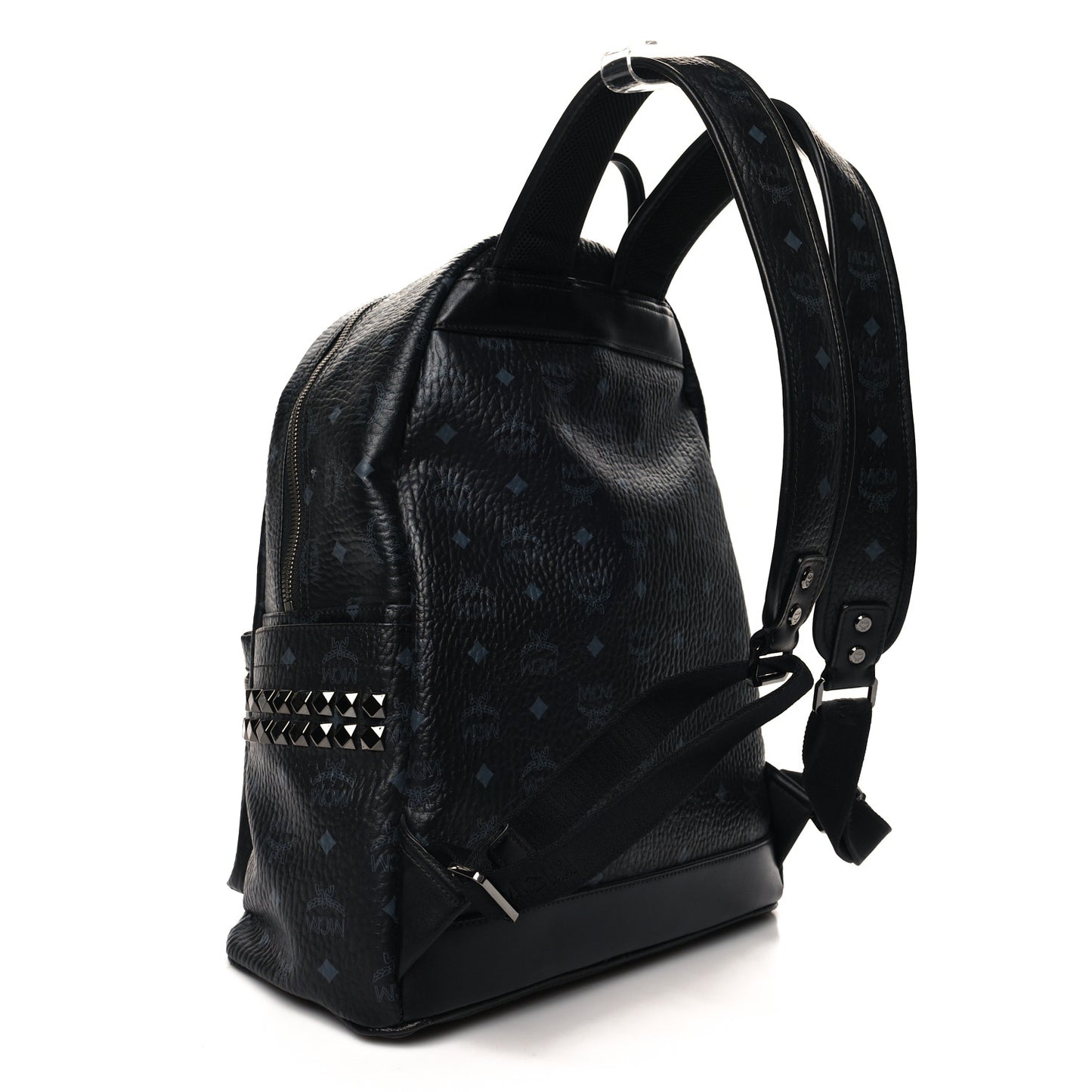Visetos Large Side Studs Stark Backpack Black