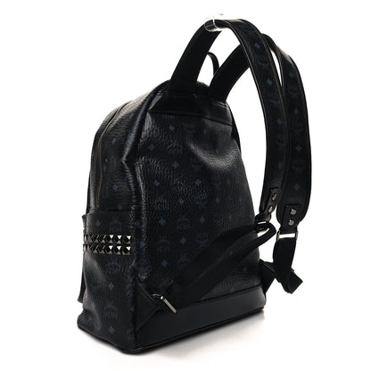 MCM Visetos Large Side Studs Stark Backpack Black 2 of 12