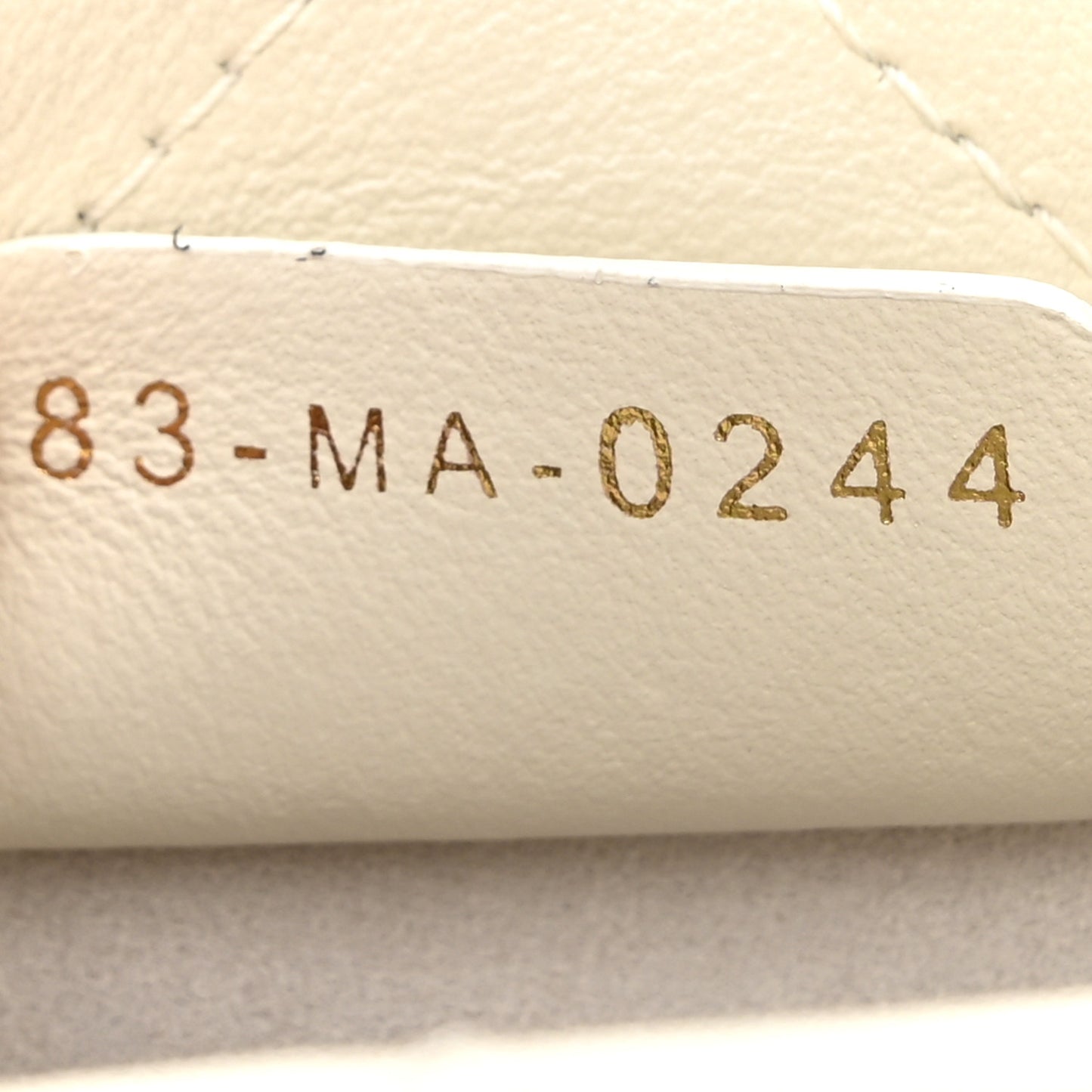 Calfksin Macrocannage Mini Book Tote White