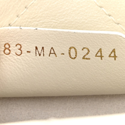 Christian Dior Calfksin Macrocannage Mini Book Tote White 7 of 12