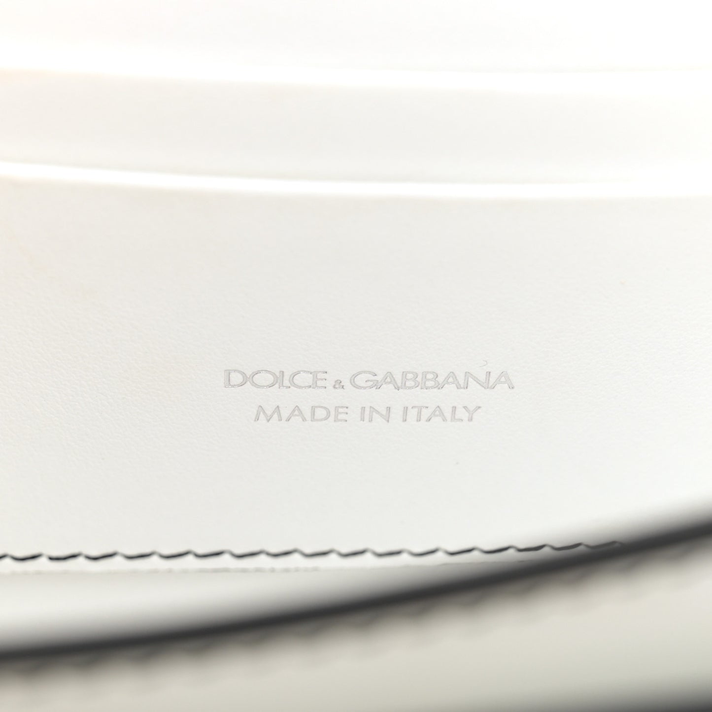Calfskin DG Graffiti Print 3.5 Crossbody White