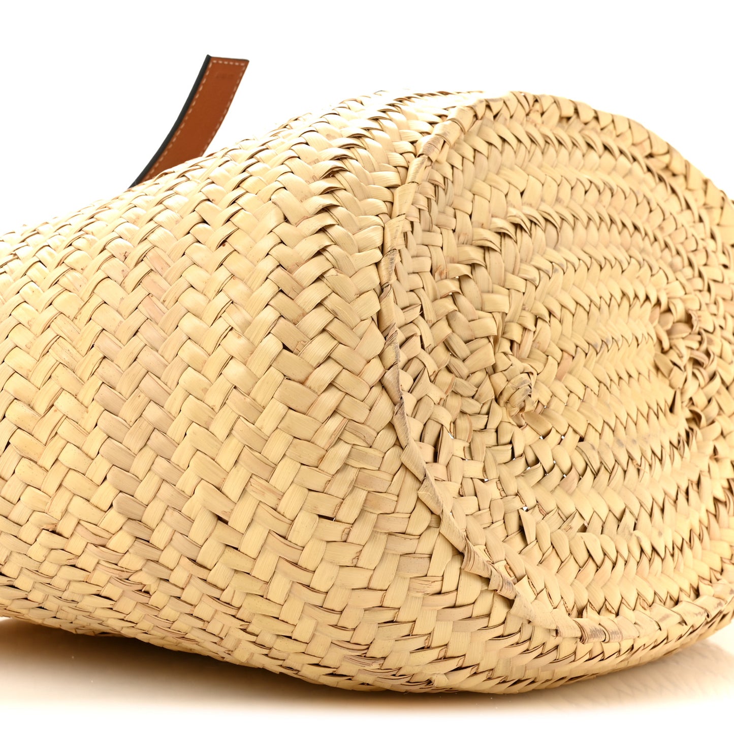 Raffia Large Basket Tote Bag Natural Tan