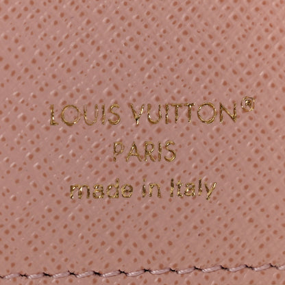Louis Vuitton Damier Azur Victorine Wallet Rose Ballerine 6 of 7