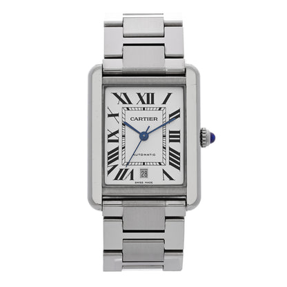 Cartier Stainless Steel 31mm Tank Solo Automatic Watch 1 of 5
