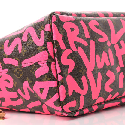 Louis Vuitton Monogram Graffiti Neverfull GM Fuchsia 8 of 10