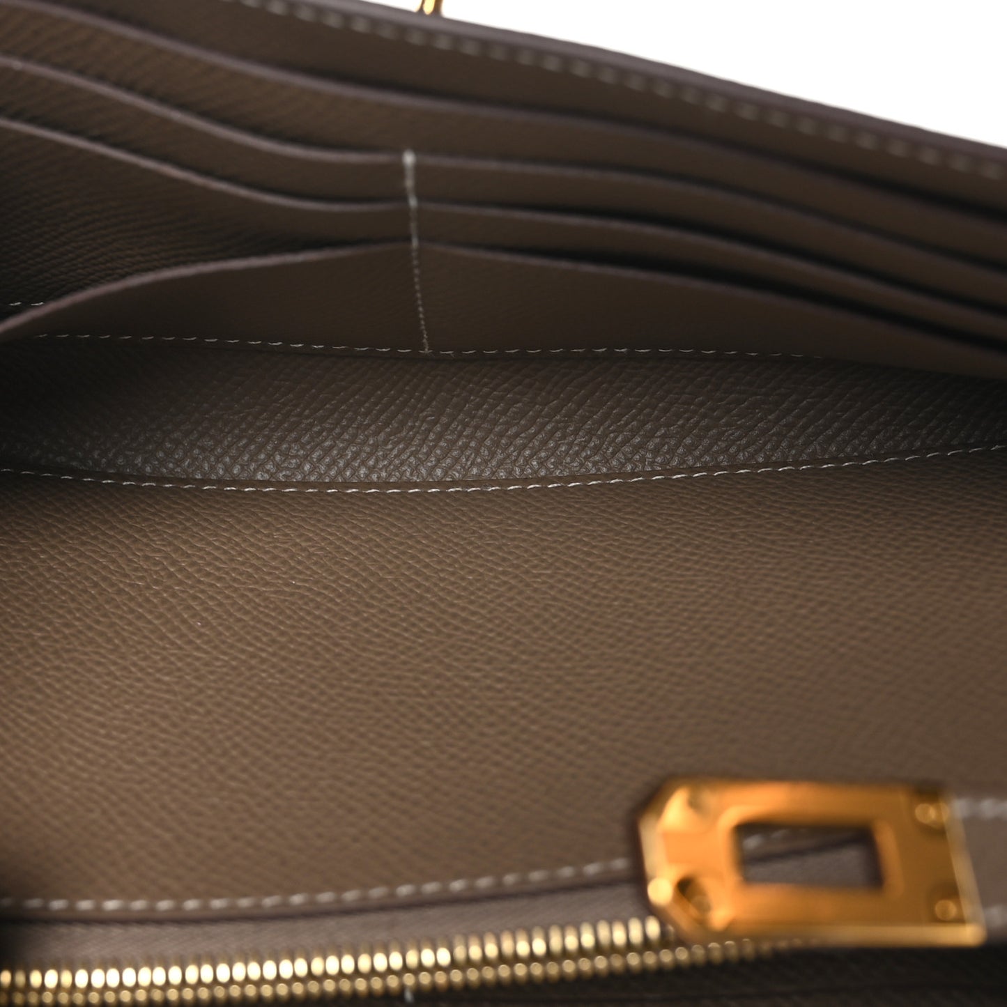 Epsom Kelly Longue Wallet Etoupe