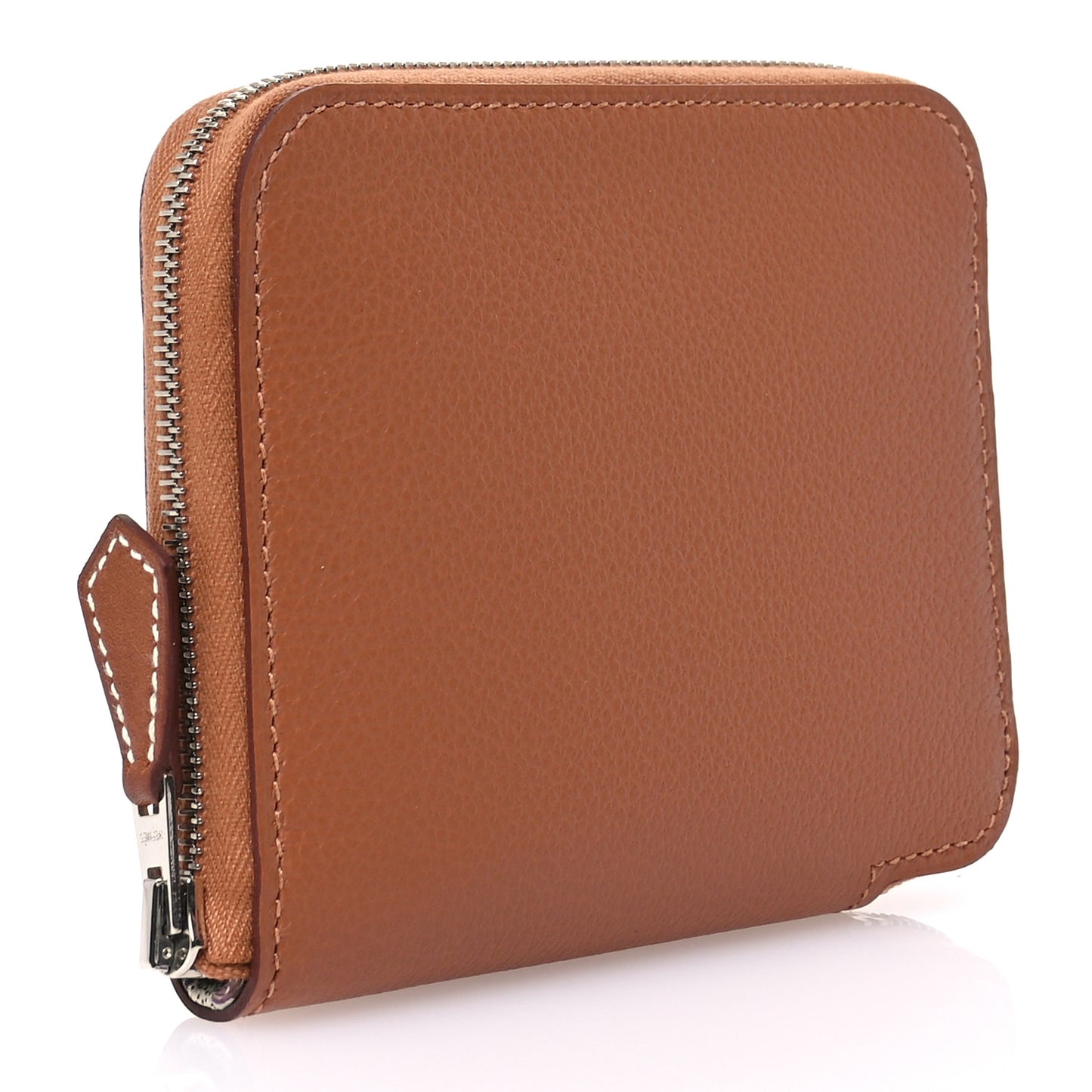 Evercolor Barenia Silk'In Compact Wallet Gold