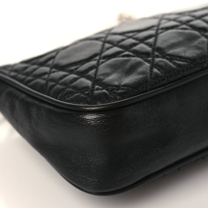Christian Dior Lambskin Cannage Lady Dior Pochette Black 7 of 8