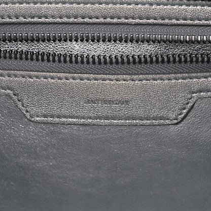 Celine Laminated Lambskin Micro Luggage Silver 6 of 18