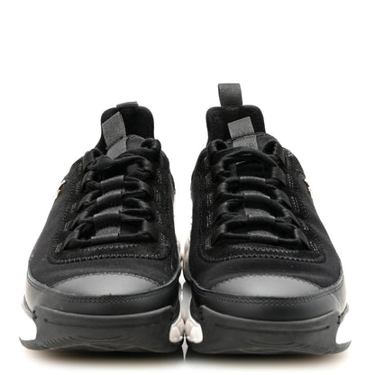 Chanel Velvet Calfskin Mixed Fibers CC Sneakers 37 Black 3 of 10