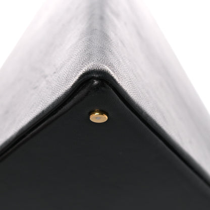 Saint Laurent Lambskin Pyramid Clutch Black 14 of 17