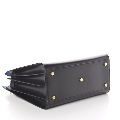 Saint Laurent Calfskin Small Sac De Jour Black Royal Blue 4 of 9