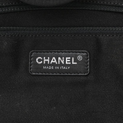 Chanel Woven Straw Raffia Extra Large Deauville Tote Grey 6 of 11