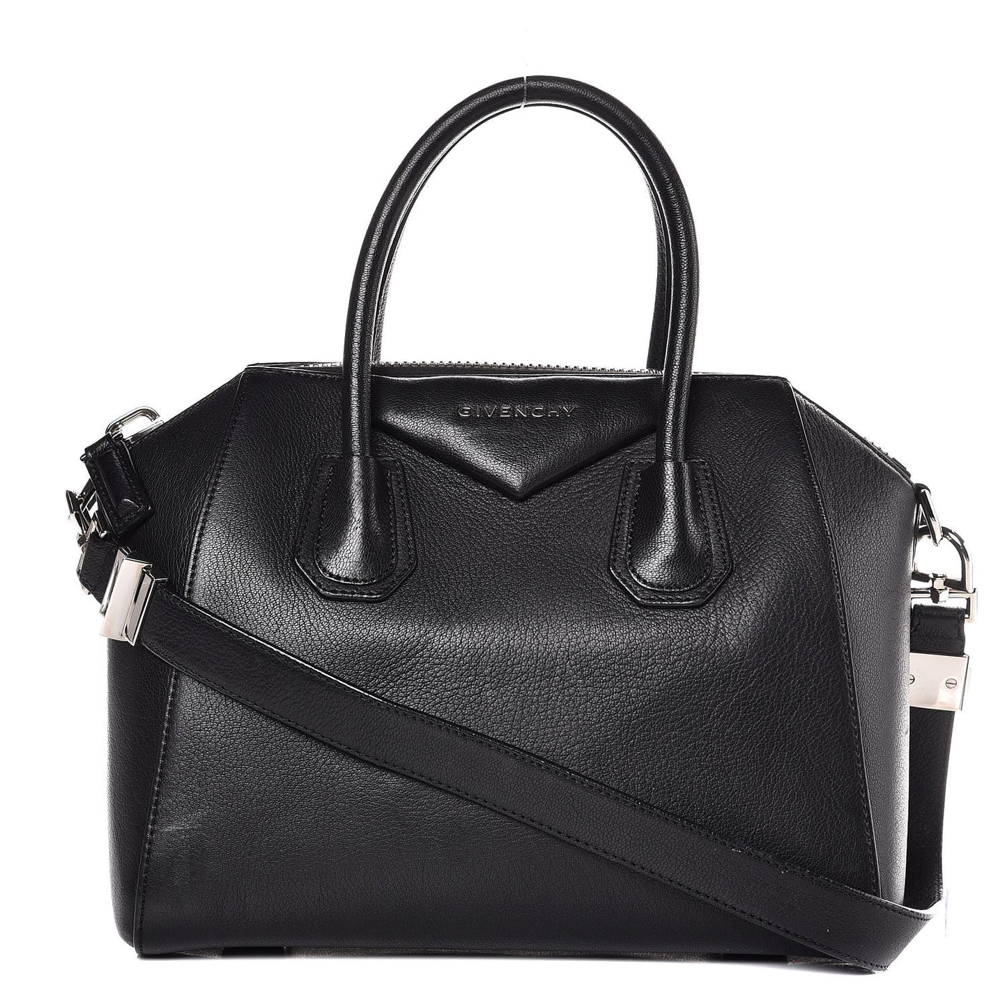 Sugar Goatskin Small Antigona Black