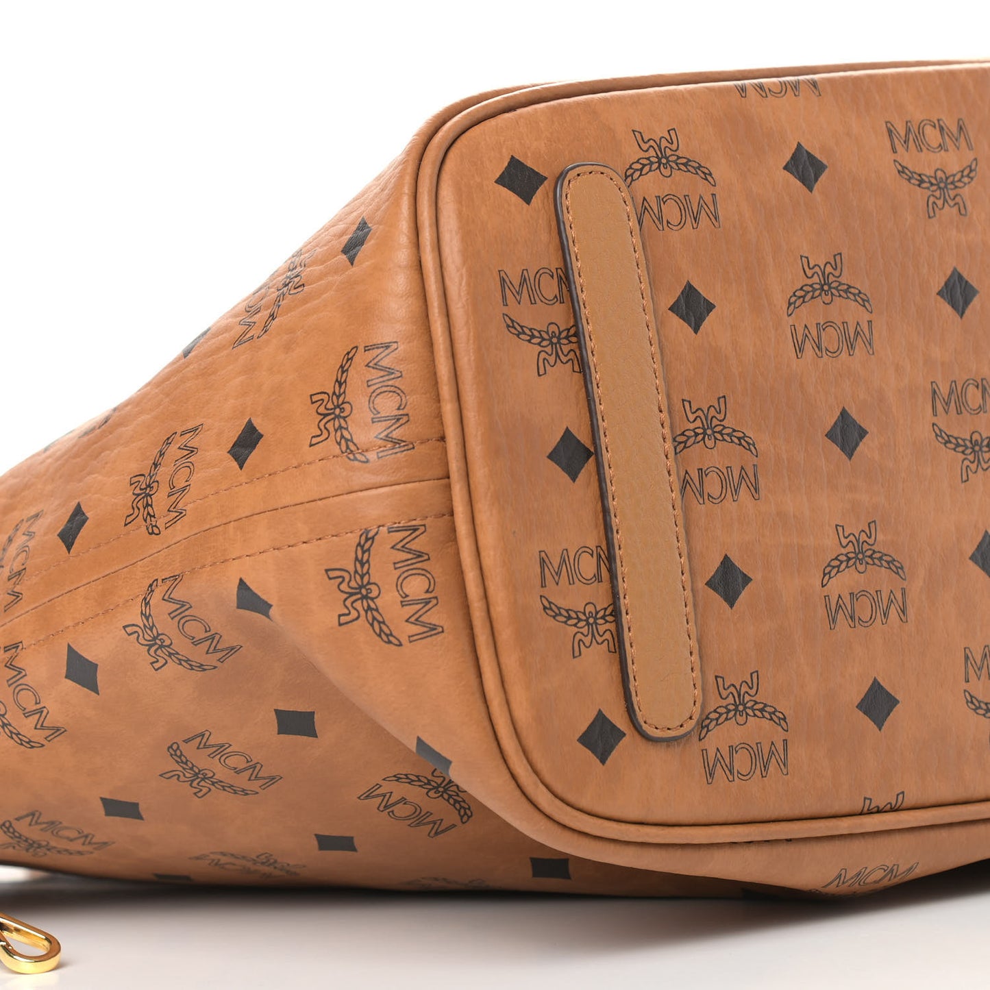 Visetos Medium Liz Reversible Shopper Tote Cognac