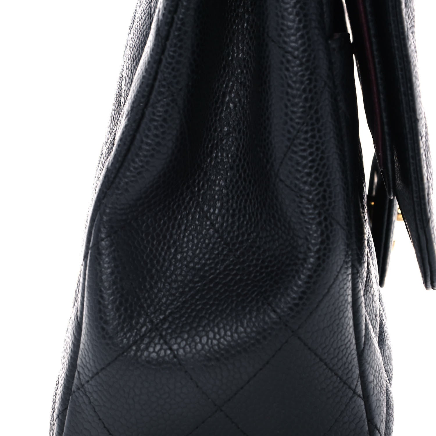 Chanel Caviar Quilted Jumbo Double Flap Black 10 of 14