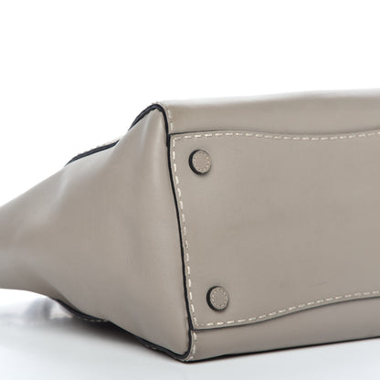 Prada City Calf Small Hand Stitched Galleria Double Zip Tote Calce 6 of 9