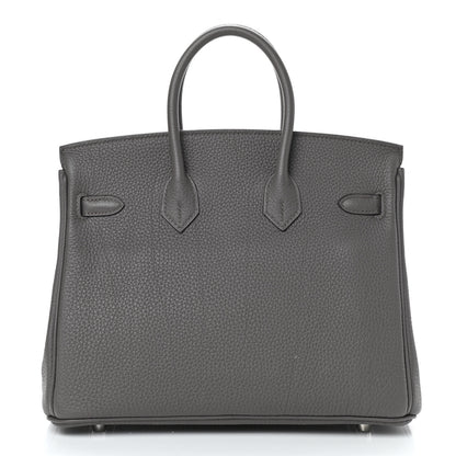 Hermes Togo Birkin 25 Etain 4 of 33