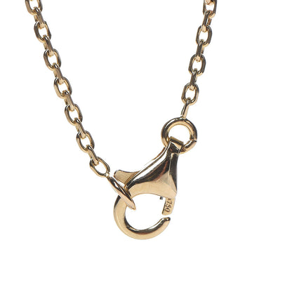 Van Cleef & Arpels 18K Yellow Gold Black Onyx Vintage Alhambra Pendant Necklace 7 of 7